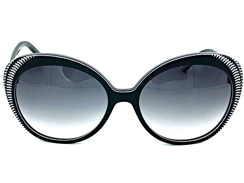 Alexander McQueen Dark Blue/Grey Sunglasses