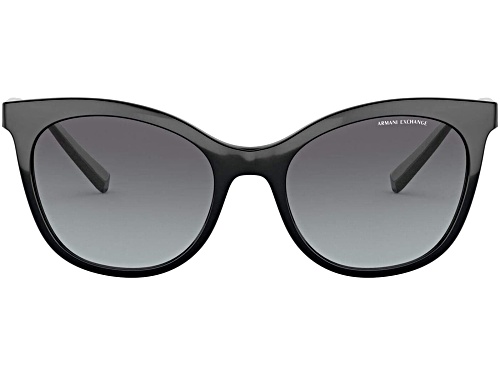 Armani Exchange Shiny Black/Grey Gradient Sunglasses