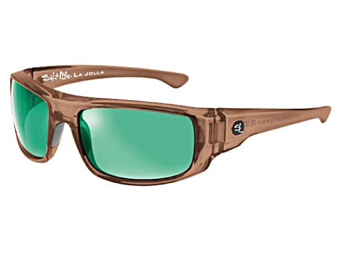 Salt Life Polarized Sports Optics LA JOLLA Crystal Root Beer/Copper Green with Lenses by Zeiss