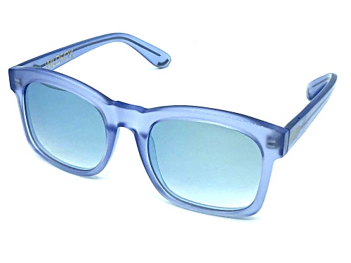 Photo of Wildfox EACGAUM00 Gaudy Deluxe Translucent Blue/Silver Sunglasses