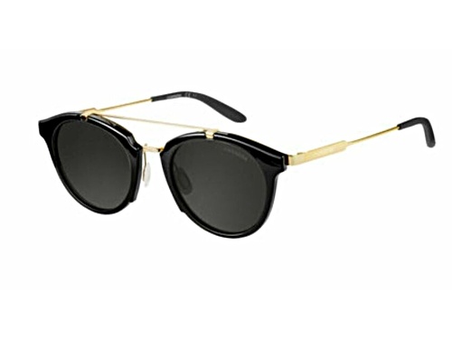 Carrera Shiny Black Gold / Grey Sunglasses