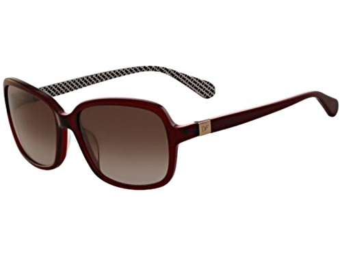 DVF Kristen Red/Brown Sunglasses