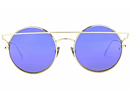 Photo of Sunday Somewhere MATILDA Yellow Gold / Purple Sunglasses
