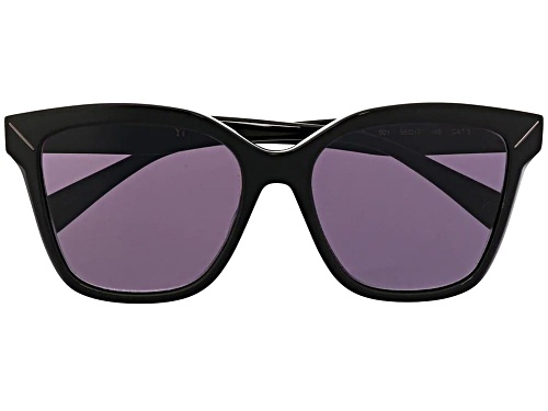 Photo of Yohji Yamamoto Black Frame / Purple Lens Sunglasses
