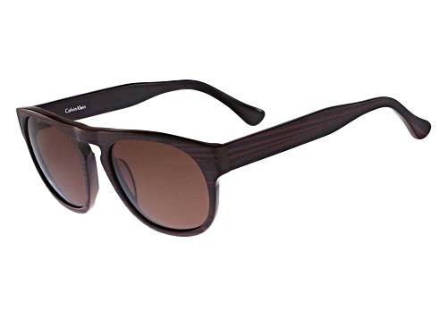 Calvin Klein Red Brown Havana/Brown Sunglasses