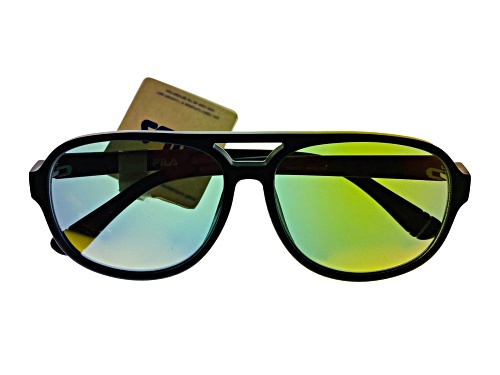 Photo of FILA Matte Grey/Brown Mirrored Sunglasses