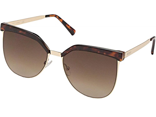 Guess Gold and Brown Tortoise/Brown Sunglasses