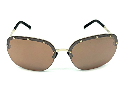 Porsche Silver/Tobacco Brown Sunglasses