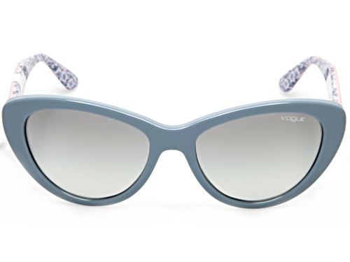 Vogue Grey and Pink Floral/Grey Sunglasses