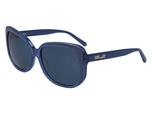 Diane Von Furstenberg Blue/Blue Sunglasses