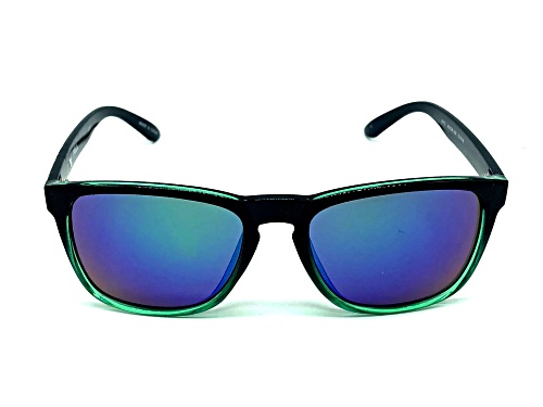 Photo of FILA Black/Green Mirrored Sunglasses