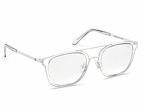 Photo of Guess Translucent Clear/Silver Sunglasses