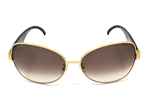Photo of Invicta Phoenix Brushed Gold Black/Brown Sunglasses
