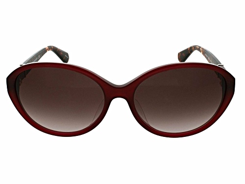 Kate Spade Burgundy Havana/Brown Gradient Sunglasses