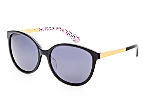 Kate Spade Black Pattern/Grey Sunglasses
