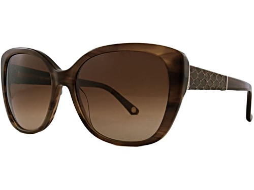 Michael Kors Mila Brown Havana Snakeskin/Brown Sunglasses