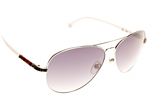 Photo of Michael Kors Karmen Silver White/Grey Sunglasses