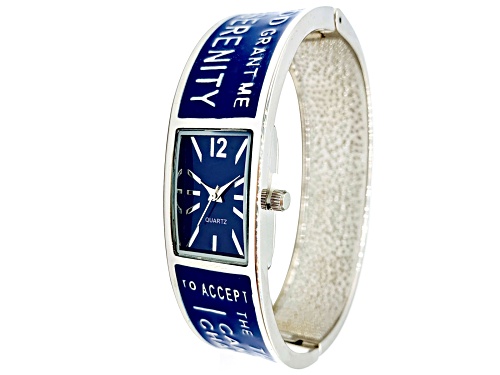 Avon Women's Signature Collection Serenity Prayer Cuff Bracelet Watch
