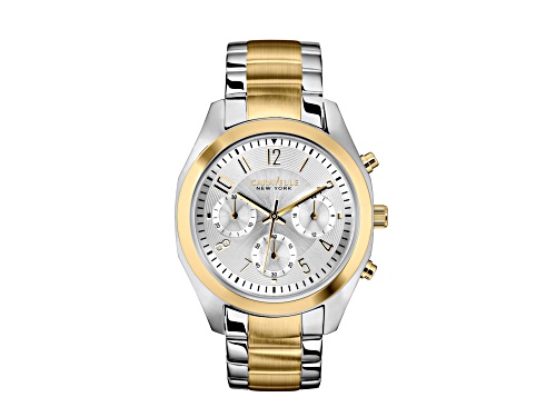 Caravelle New York by Bulova Womens Two-Tone Chronograph Stainless Steel Watch