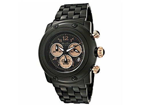 Photo of Glam Rock GK1116 Womens Miami Chronograph Black Ion Plated Stainless Steel Watch