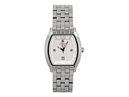 Photo of Swiss Tradition Unisex Diamond Quartz Silver Watch