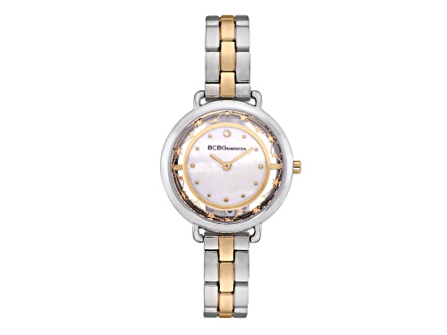 BCBGeneration Mother of Pearl Two Tone Silver Gold Watch