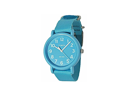 Photo of Timex Women's Weekender 35mm Blue Dial Nylon Watch