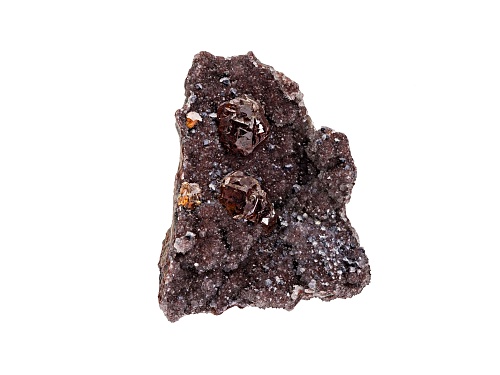 Photo of Sphalerite On Quartz Specimen 7x6x4 Centimeters Free Form