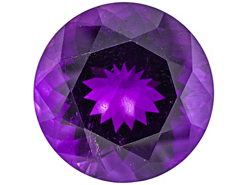 Moroccan Amethyst With Needles Avg 16.50ct 17mm Round