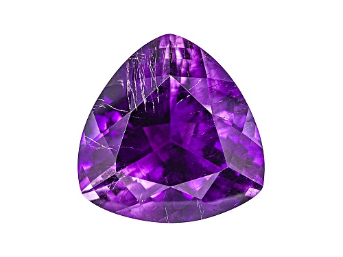 Moroccan Amethyst With Needles Avg 19.50ct 19x19mm Trillion