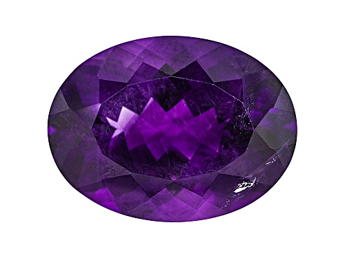 Moroccan Amethyst With Needles Avg 16.50ct 20.5x15.5mm Oval