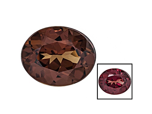 Malaya color shift garnet min 2.90ct 10x8mm oval