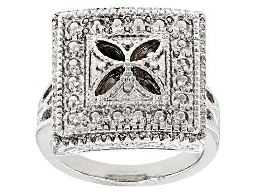 1928 Jewelry® Silver-Tone Statement Ring - Size 8