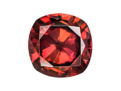 Tanzanian Red Zircon Min 3.25ct 9mm Square Cushion