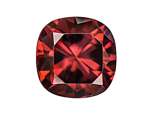 Tanzanian Red Zircon Min 3.00ct 8mm Square Cushion