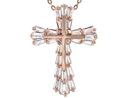 Bella Luce ® 2.60ctw Eterno™ Rose Cross Pendant With Chain