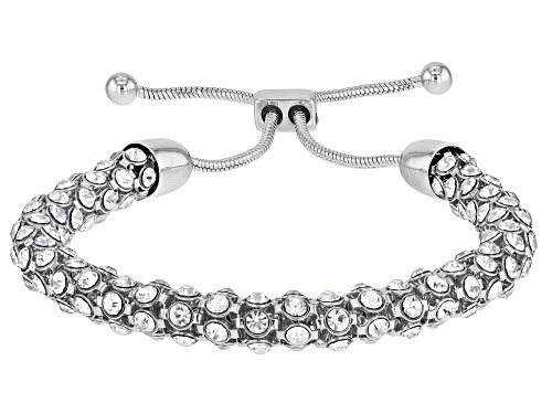 Photo of Off Park ® Collection, Silver Tone Crystal Bolo Bracelet