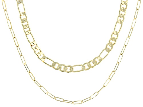 Off Park ® Collection, Gold Tone Chain Necklace Set of 2