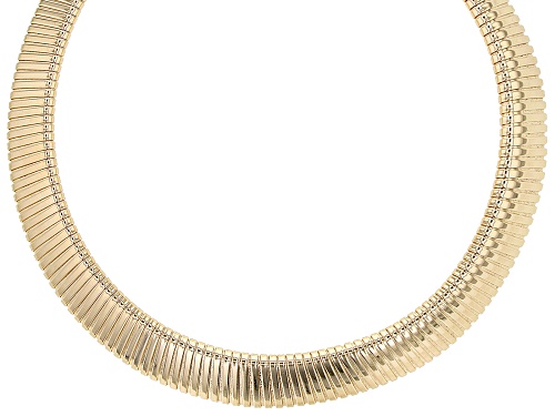 Off Park ® Collection, Gold Tone Cobra Chain Collar Necklace