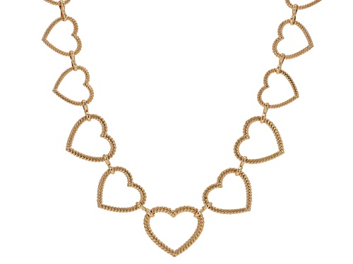 Off Park® Collection, Gold Tone Heart Choker Necklace