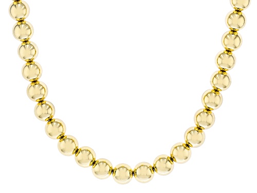 Off Park® Collection, White Crystal Accent Gold Tone Ball Necklace