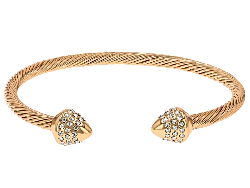 Off Park® Collection Crystal Gold Tone Cuff Bracelet