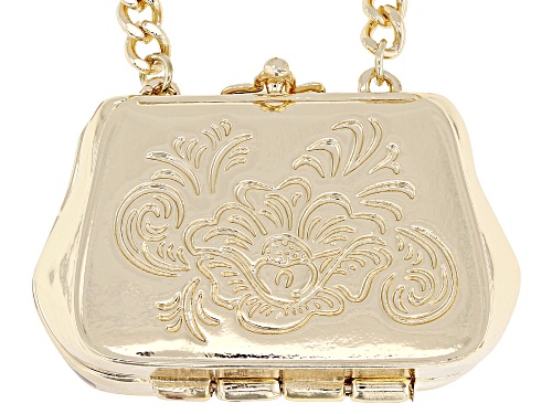 Off Park® Collection, Gold Tone Purse Motif Necklace - Size 24