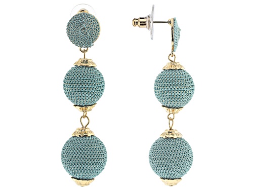Photo of Off Park ® Collection, Round Drop Gold Tone Dangle Earrings