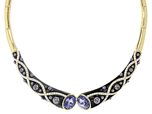 Photo of Off Park ® Collection, Multi-color Crystal Gold Tone Collar Necklace