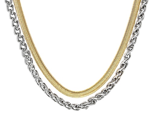 Photo of Off Park ® Collection, Gold & Silver Tone Set of 2 Chains