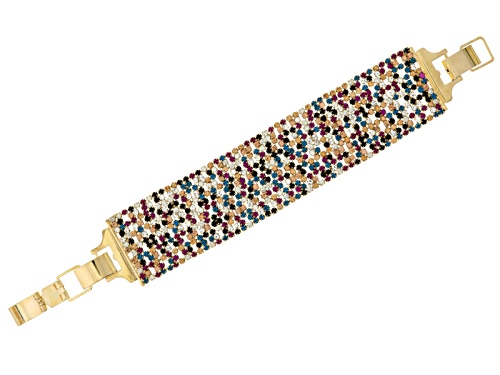 Off Park ® Collection Multicolor Crystal Gold Tone Bracelet
