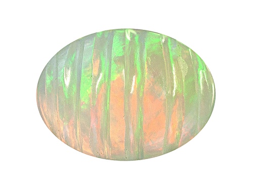 Ethiopian Opal Avg .75ct 8x6mm Oval Carved Cabochon