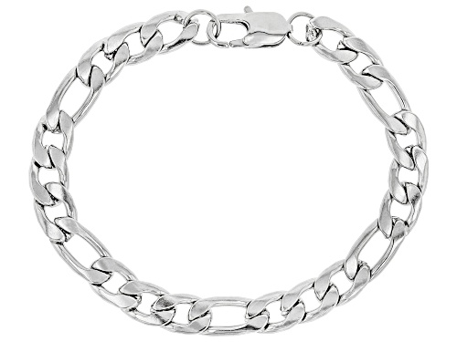 Off Park® Collection Silver Tone Curb And Oval Link Mens Chain Bracelet