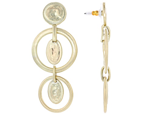 Photo of Off Park® Collection Gold Tone Graduated Medallion Dangle Earrings